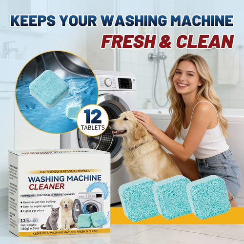 🔥 Powerful Washer Deep Cleaner Tablets – Eliminate Hidden Bacteria & Bad Smells Fast!