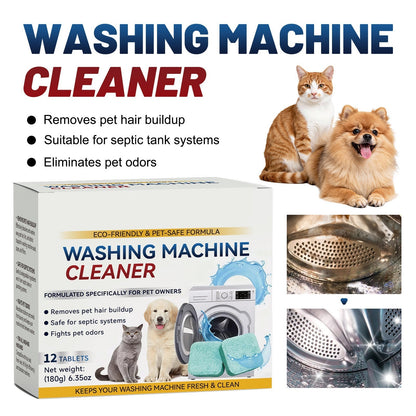 🔥 Powerful Washer Deep Cleaner Tablets – Eliminate Hidden Bacteria & Bad Smells Fast!